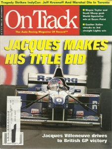 ON TRACK 1996 AUG 08 - WEEKLY RACING MAGAZINE